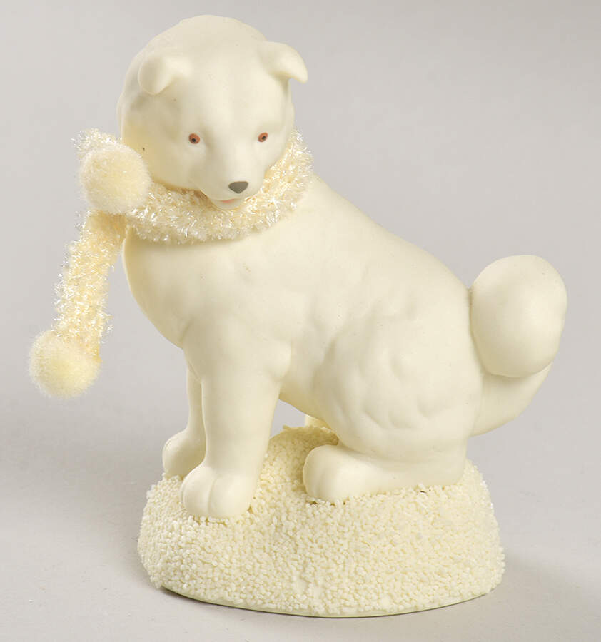 Snowbabies Christmas Collectible Puppy - With Box Bx664 by Department 56-1