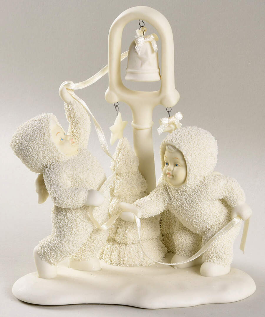 Snowbabies Ring The Bell It's Christmas - Boxed by Department 56-1