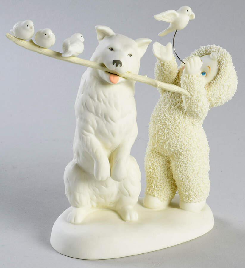 Snowbabies Pet Tricks - No Box by Department 56-1