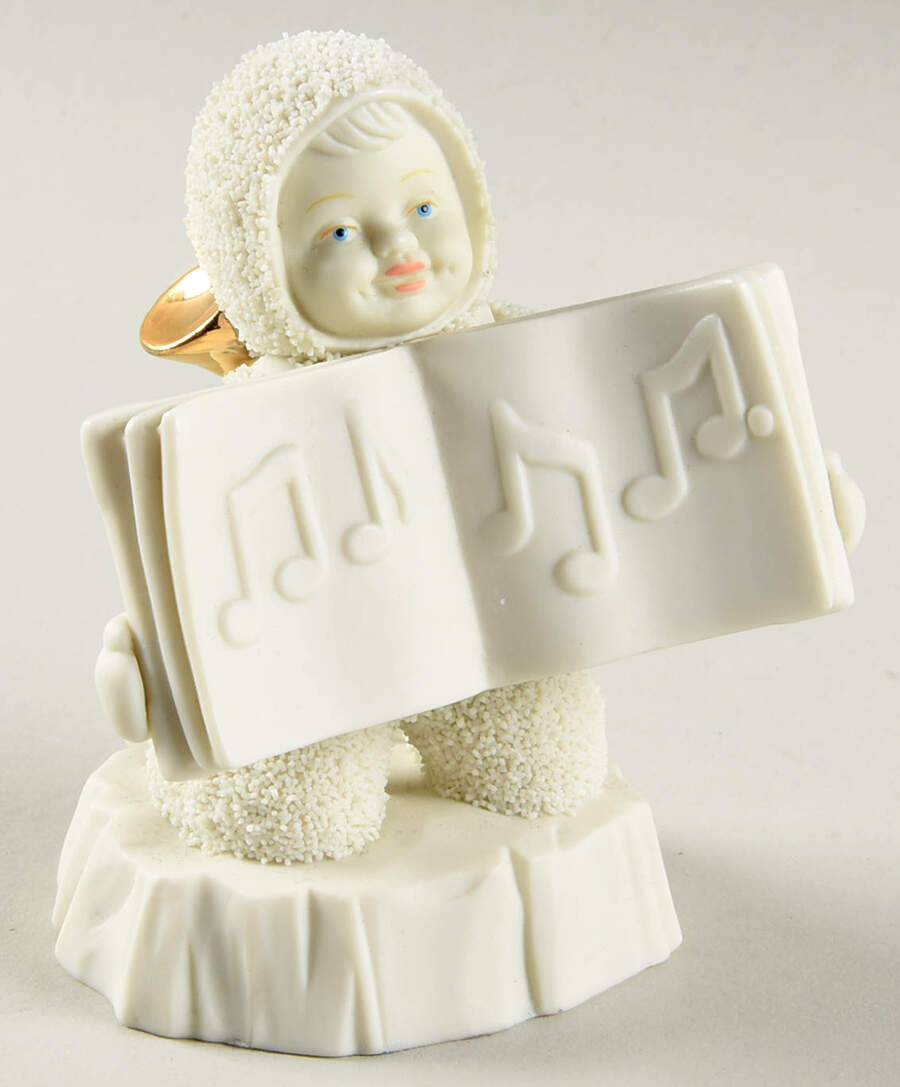 Snowbabies Trumpeter With Music Book - No Box 158 B by Department 56-1