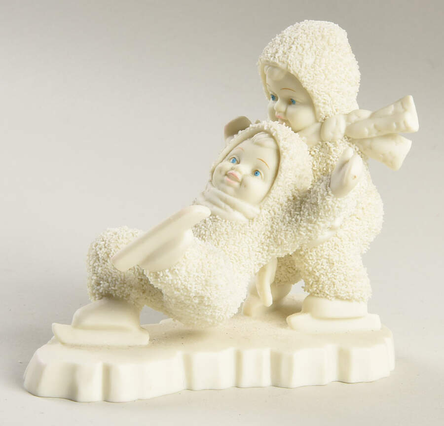 Snowbabies Kids Sleding - No Box by Department 56-1