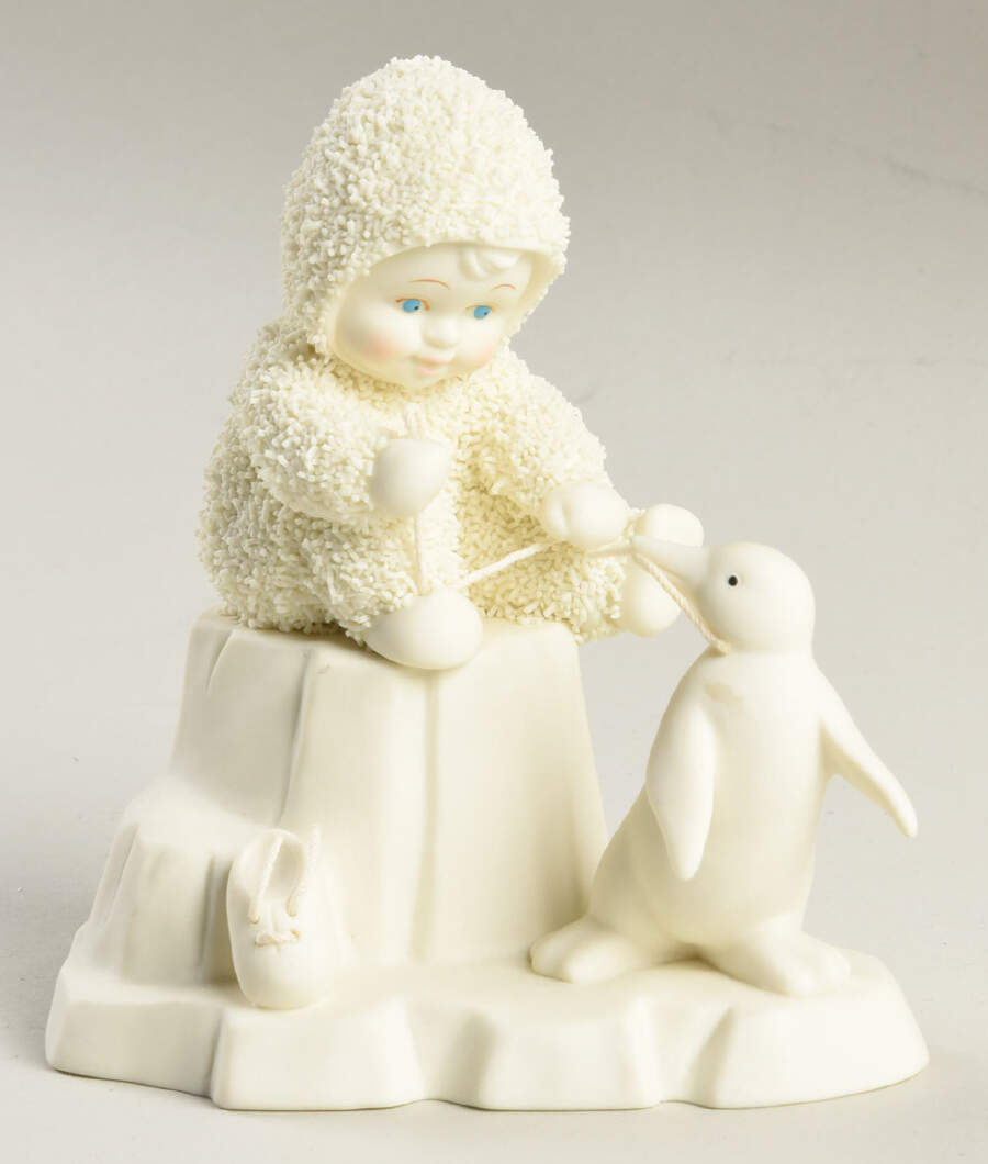 Snowbabies I Can Tie Them Myself - No Box by Department 56-1