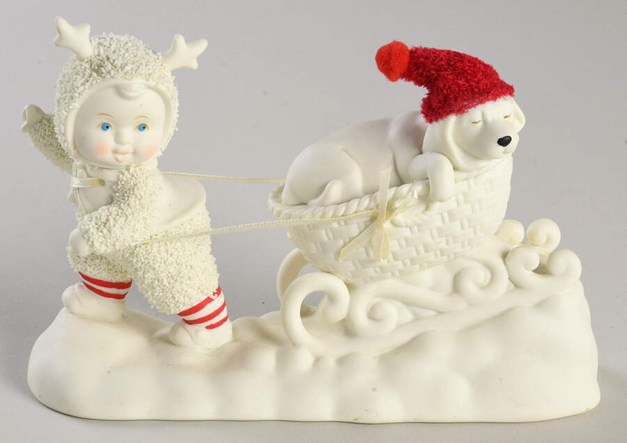 Snowbabies Dog Sledding - With Box Bx245 by Department 56-1
