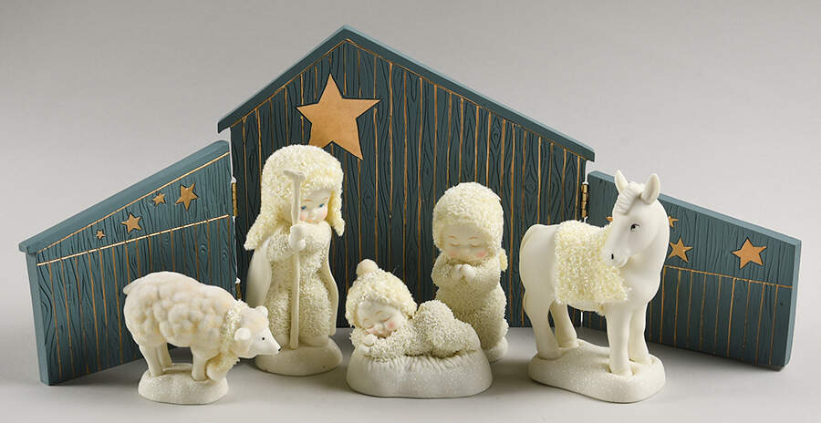 Snowbabies Babies In Bethlehem - Set Of 6 - Boxed by Department 56-1