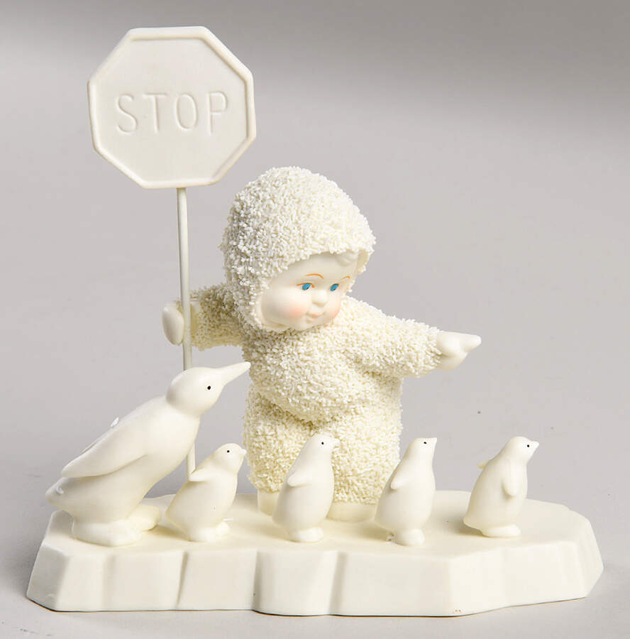 Snowbabies School Crossing - With Box Bx387 by Department 56-1