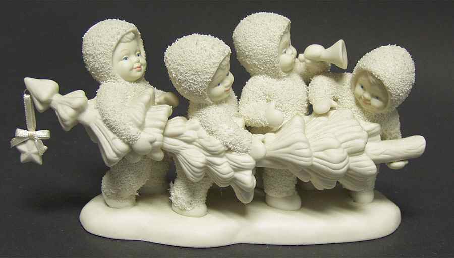 Snowbabies Hi-Ho, Hi-Ho, To Frolic Land W - Boxed by Department 56-1