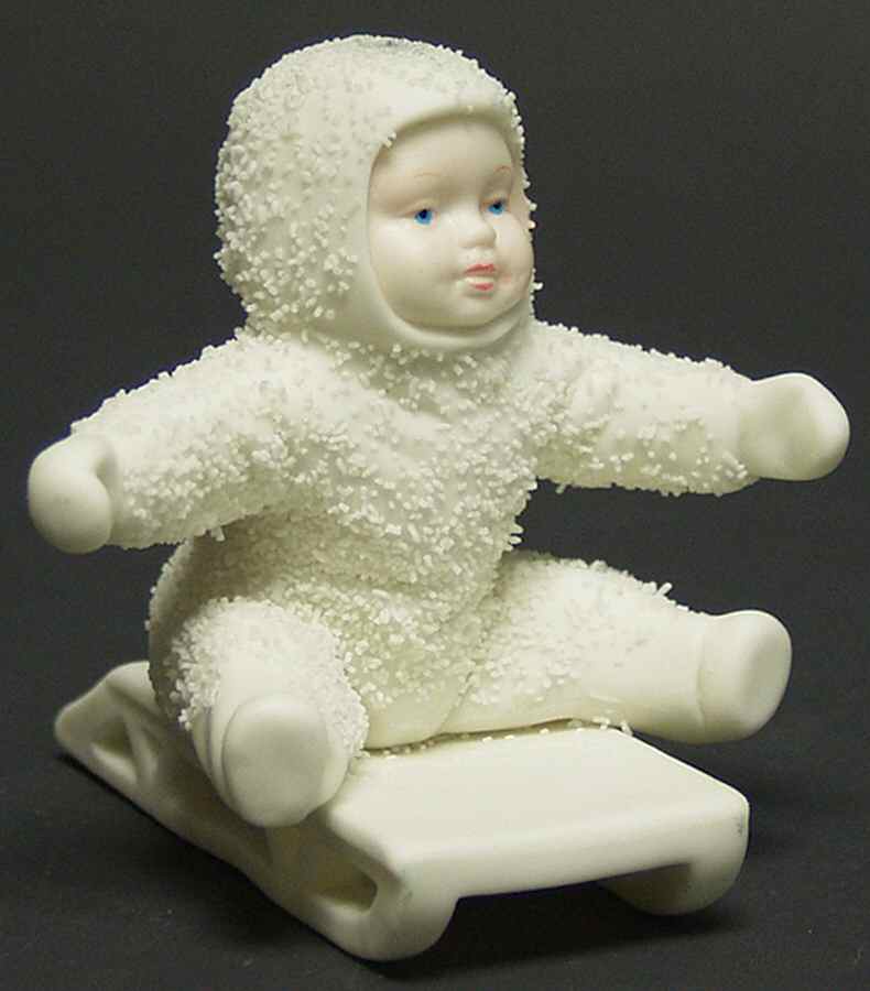 Snowbabies Give Me A Push - With Box by Department 56-1