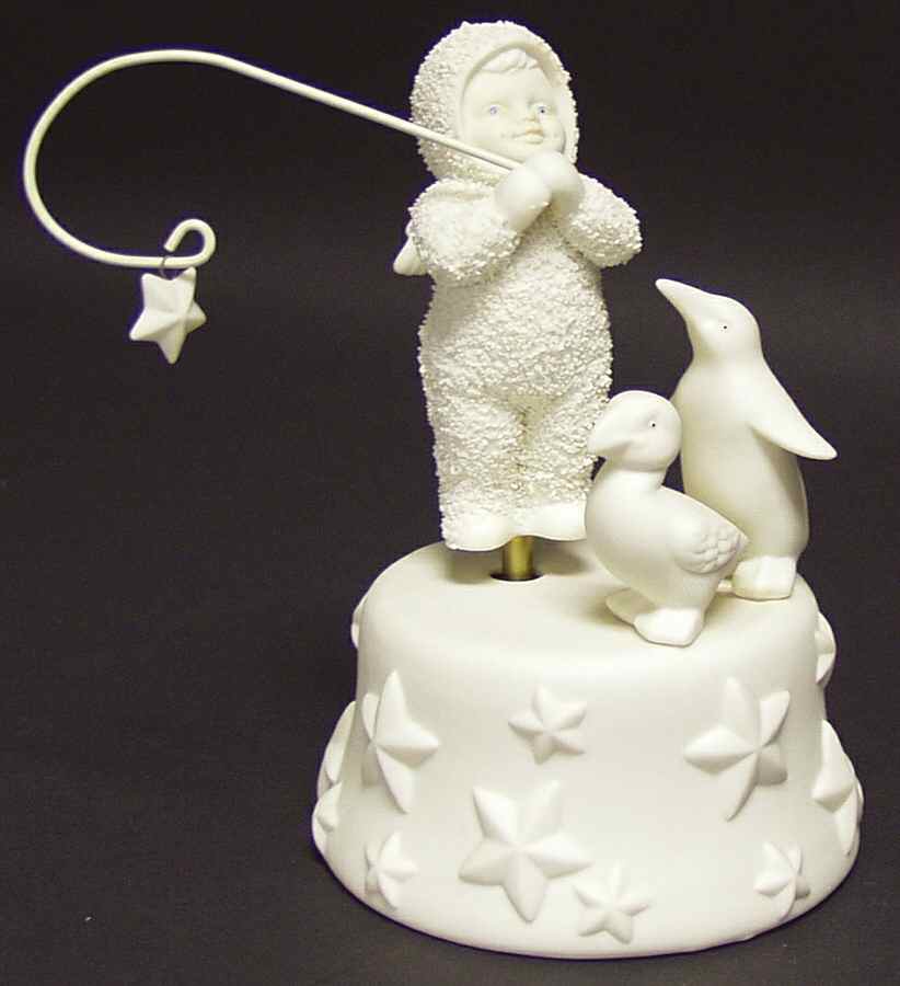 Snowbabies Music Boxes Catch A Falling Star - Boxed by Department 56-1