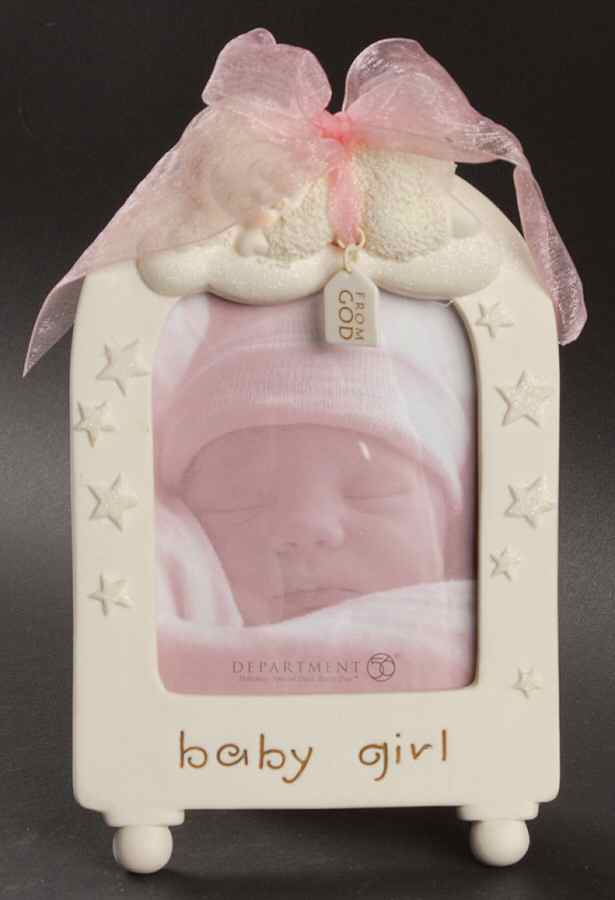 Snowbabies From God-Baby Girl Frame - Boxed by Department 56-1