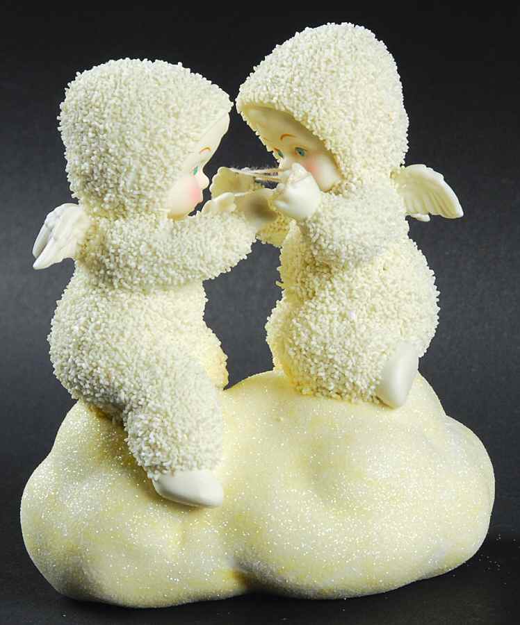 Snowbabies Cat's Cradle On A Cloud - With Box by Department 56-1