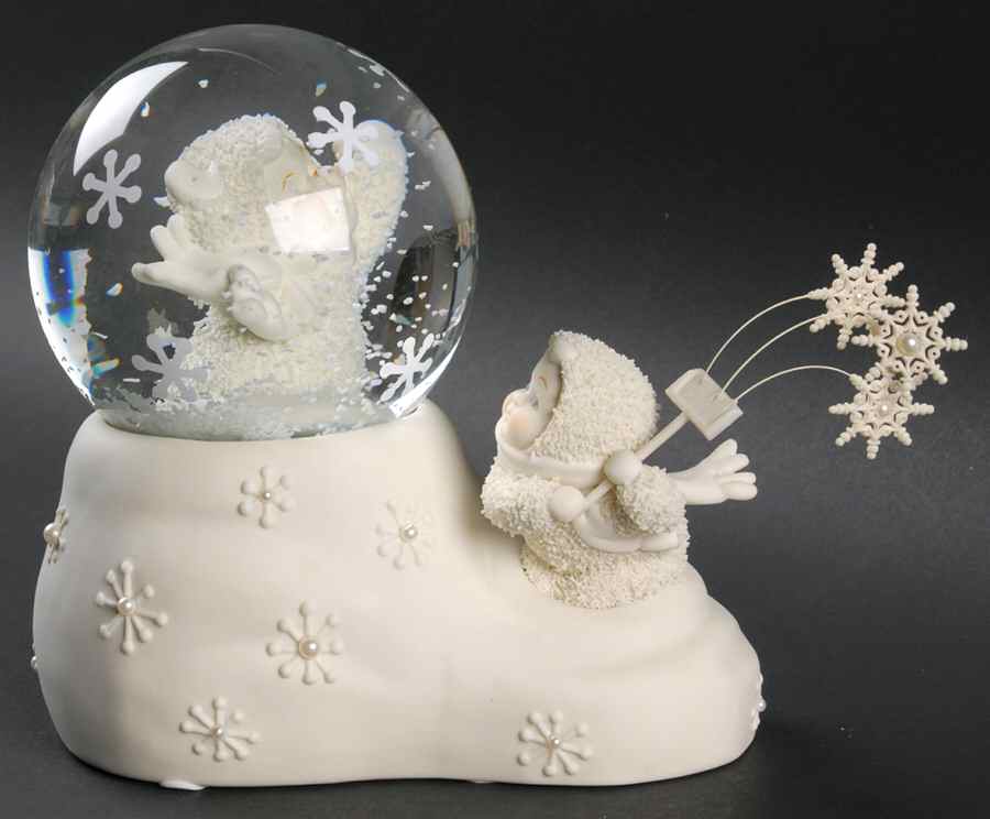 Snowbabies Waterglobe Let It Snow - Boxed by Department 56-1