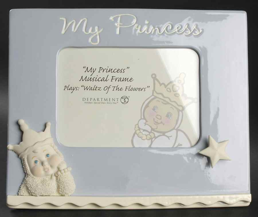 Snowbabies My Princess Musical Frame - With Box Bx347 by Department 56-1
