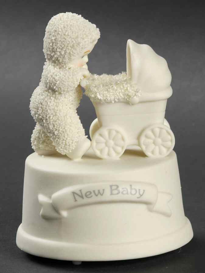 Snowbabies Recordable Boxes New Baby - No Box by Department 56-1