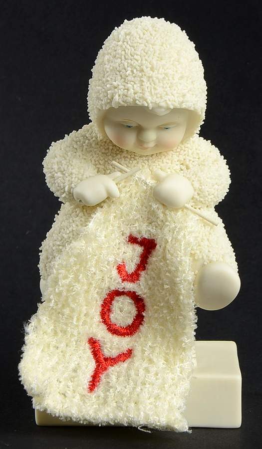 Snowbabies Knitting Is Pure Joy - Boxed by Department 56-1