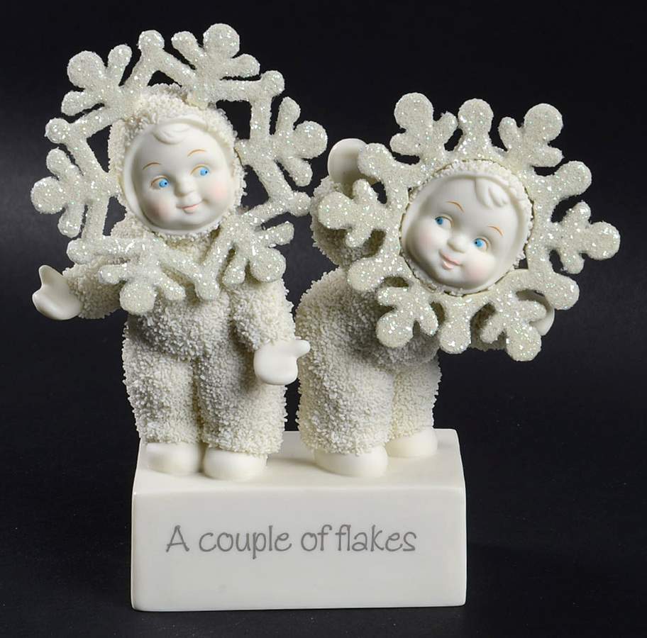 Snowbabies A Couple Of Flakes - Boxed by Department 56-1