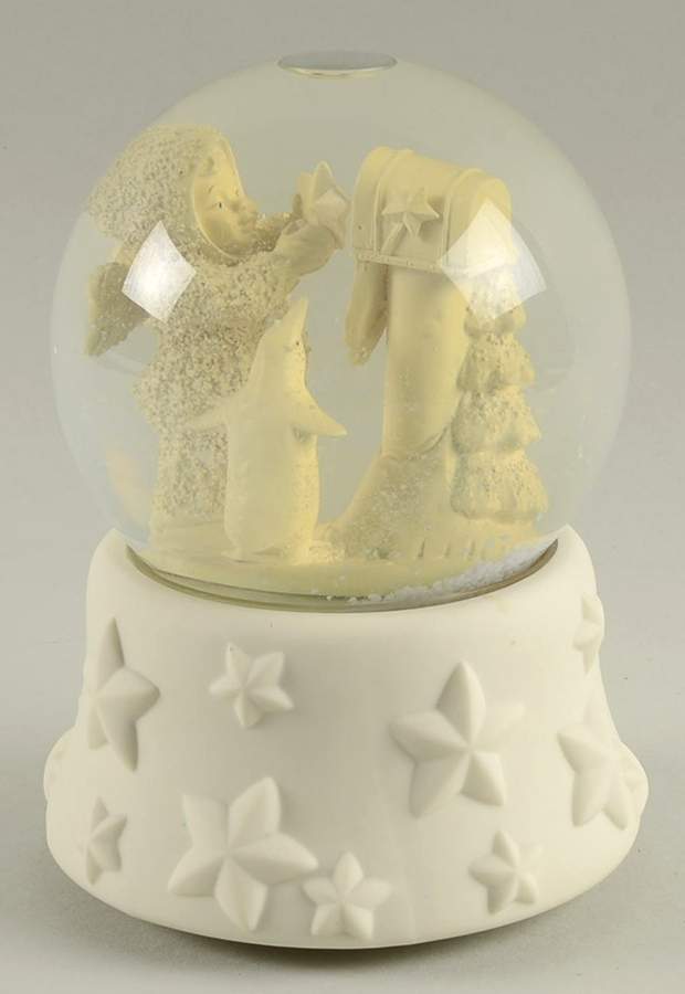 Snowbabies Waterglobe You Didn't Forget Me-Have Yourself A Mer - Boxed by Department 56-1
