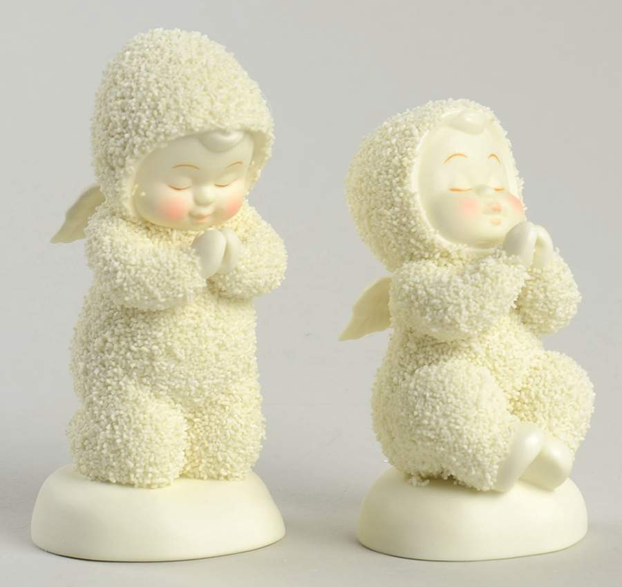 Snowbabies Now I Lay Me Down To Sleep-Set Of 2 - No Box by Department 56-1