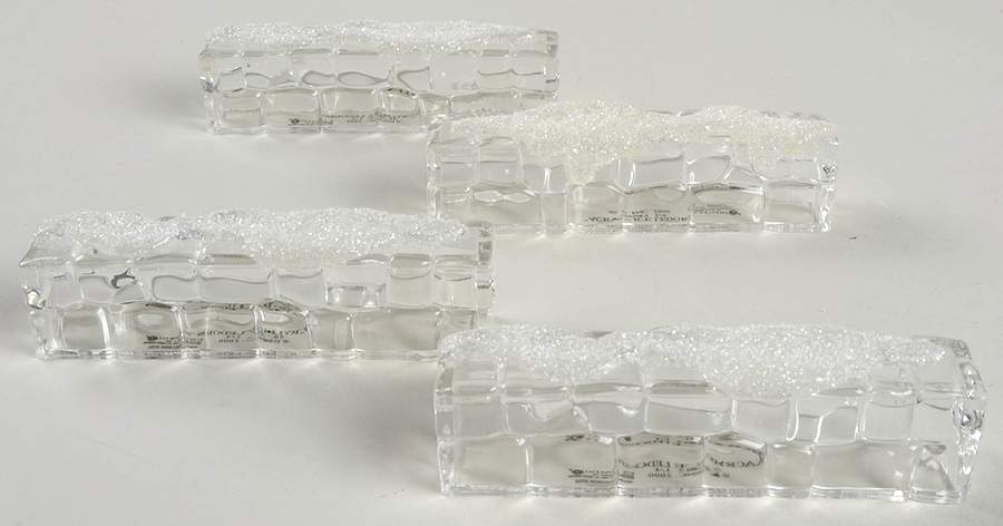 Snowbabies Acrylic Ice Ledges-Set Of 4 - Boxed by Department 56-1