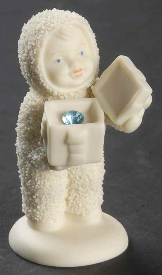 A Gift for You March-Aquamarine - No Box by Department 56-1