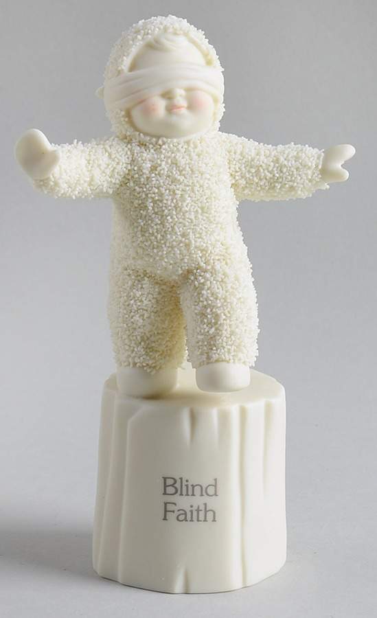 Snowbabies Blind Faith - No Box by Department 56-1