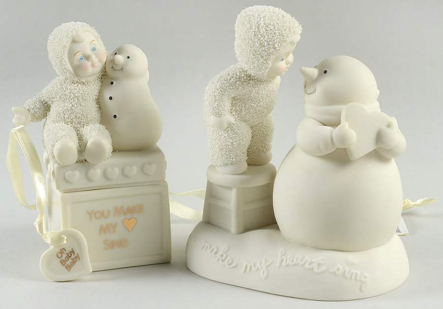 Snowbabies You Make My Heart Sing-Set Of 3 - With Box Bx685 by Department 56-1