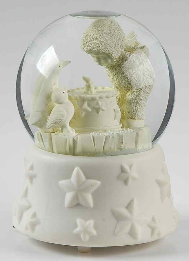 Snowbabies Waterglobe Make A Wish - Boxed by Department 56-1