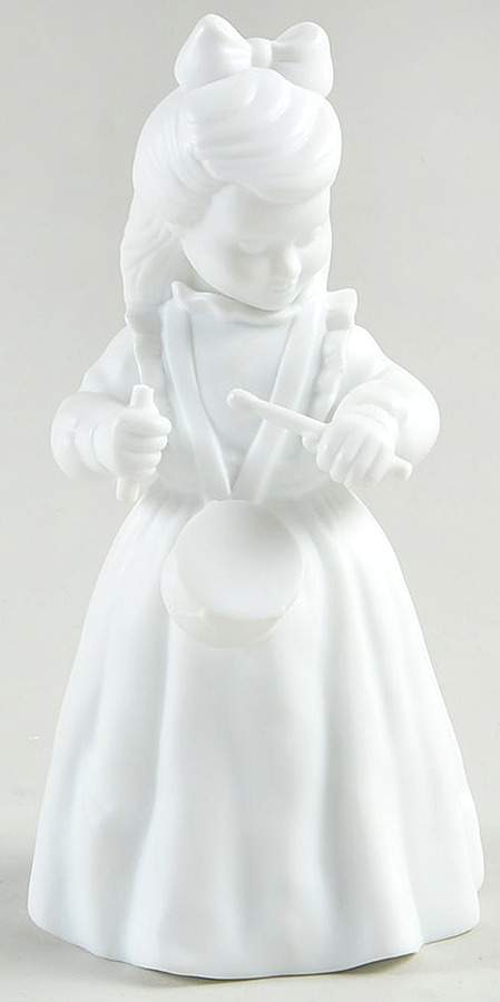 Winter Silhouettes-Porcelain Girl With Drums - No Box by Department 56-1