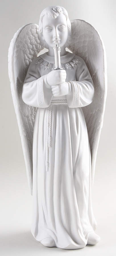 Winter Silhouettes-Porcelain Angel Candleholder - Boxed by Department 56-1