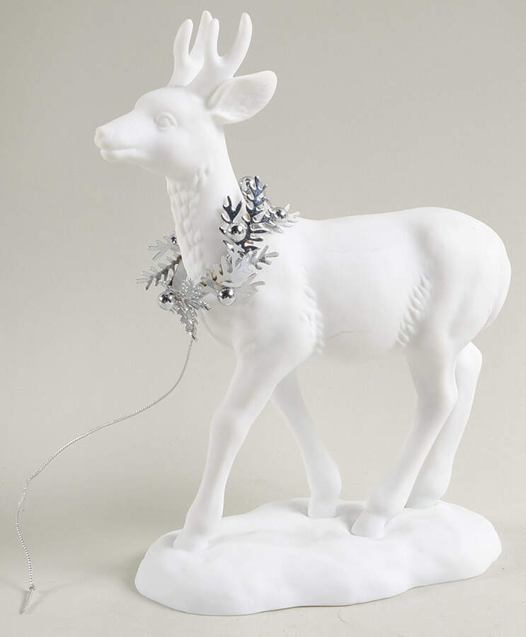 Winter Silhouettes-Porcelain A Season For Friends - Deer - No Box 99 B by Department 56-1