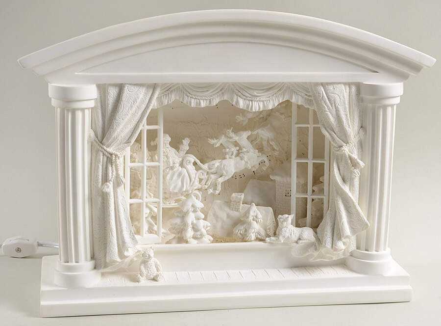 Silhouette Holiday Treasures Vignettes Dash Away All - Boxed by Department 56-1