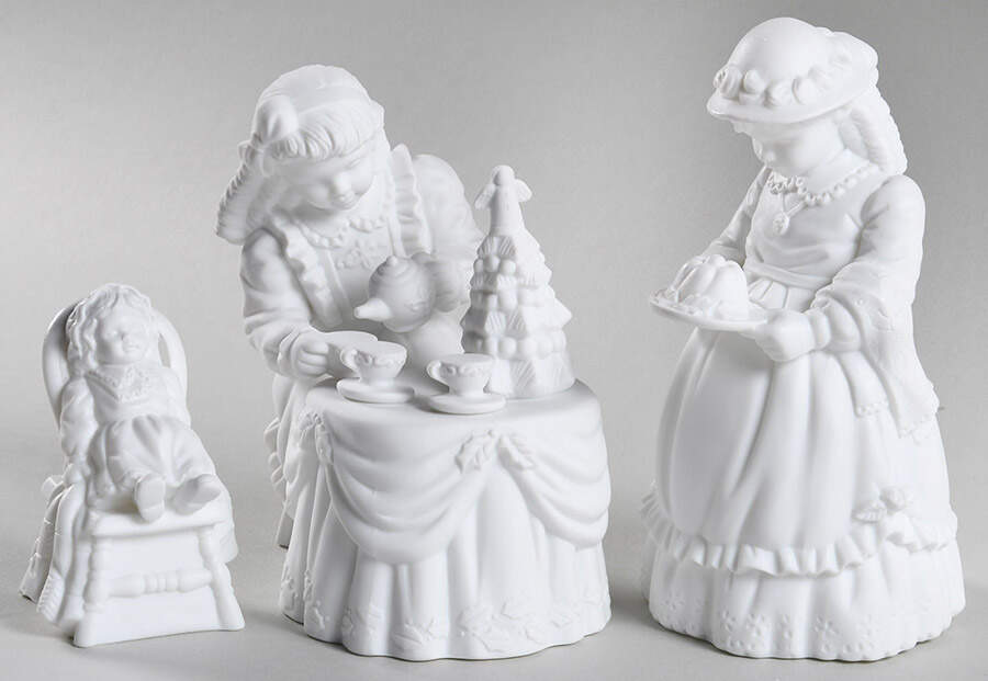 Winter Silhouettes-Porcelain Christmas Tea-Set Of 3 - Boxed by Department 56-1