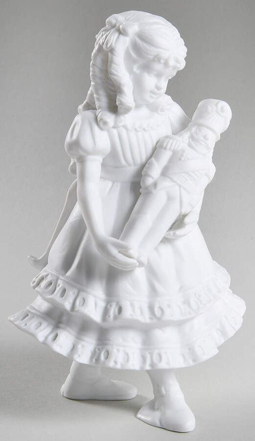 Winter Silhouettes-Porcelain Clara And Nutcracker - No Box by Department 56-1