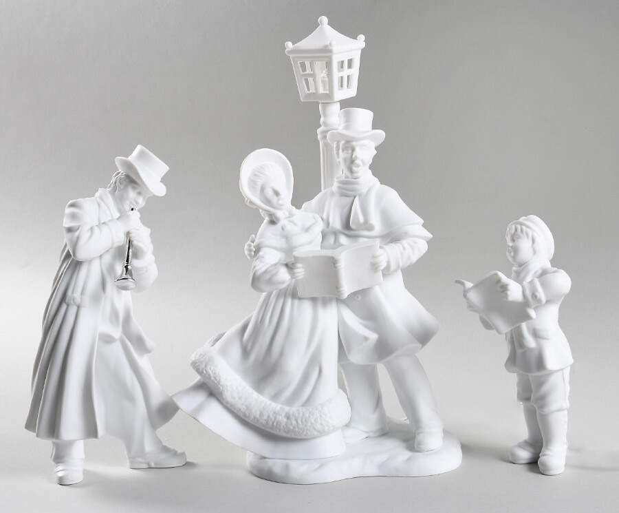 Winter Silhouettes-Porcelain Tidings Of Comfort & Joy-Lighted - Boxed by Department 56-1