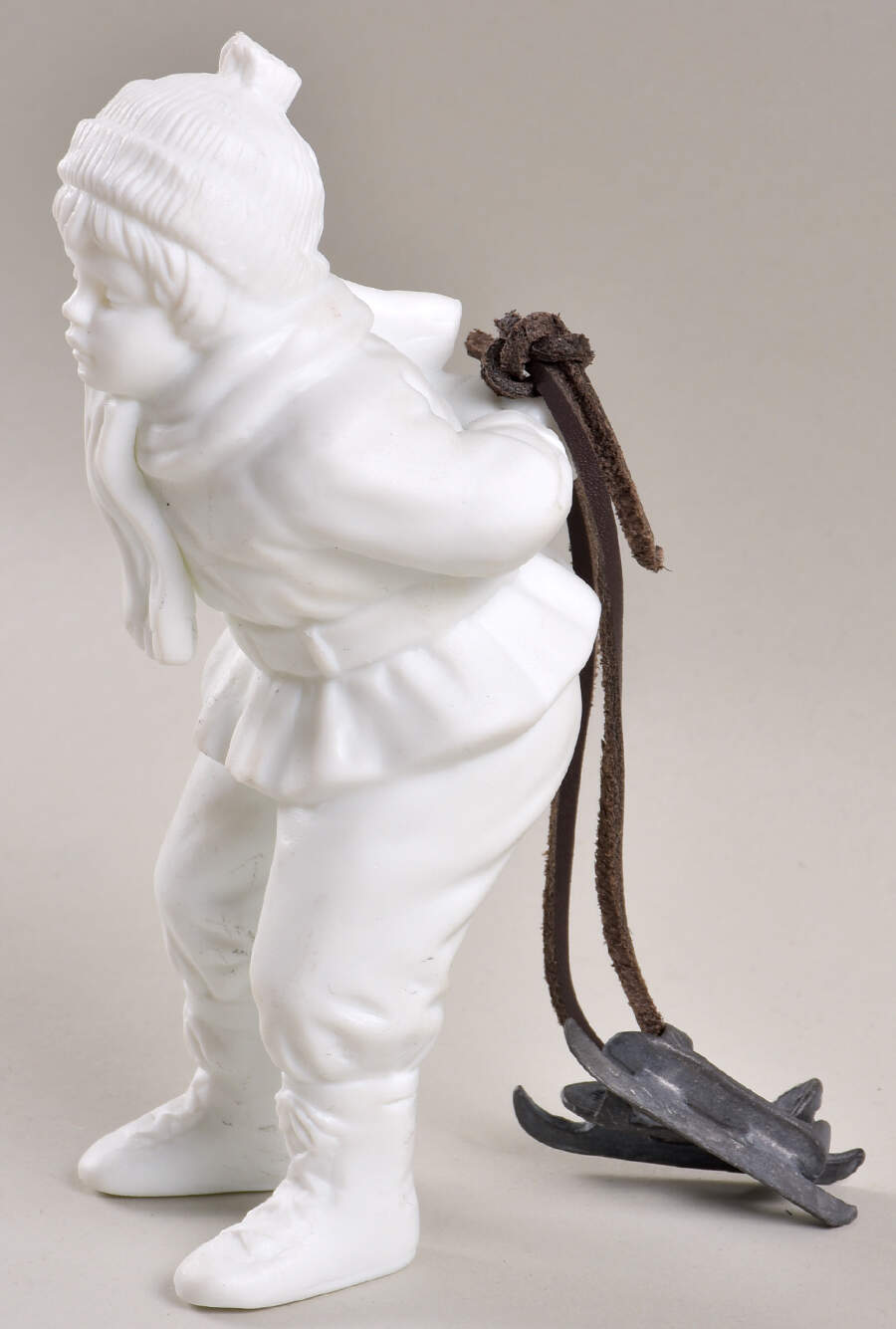 Winter Silhouettes-Porcelain Boy With Skates - No Box by Department 56-1