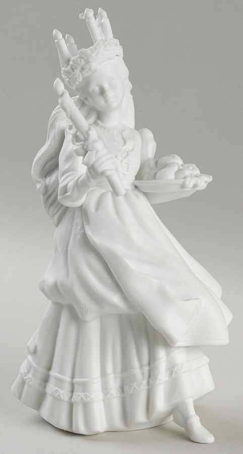 Winter Silhouettes-Porcelain Santa Lucia - Boxed by Department 56-1