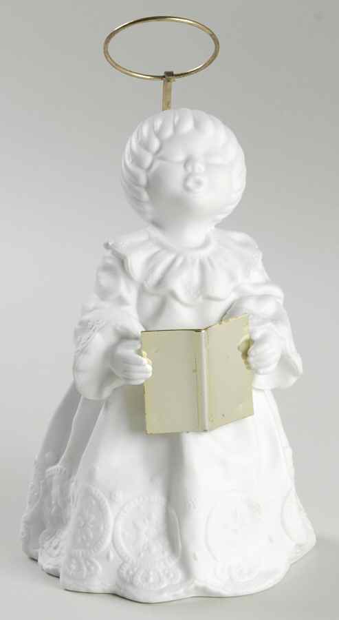 Winter Silhouettes-Porcelain Caroling Angel - Boxed by Department 56-1