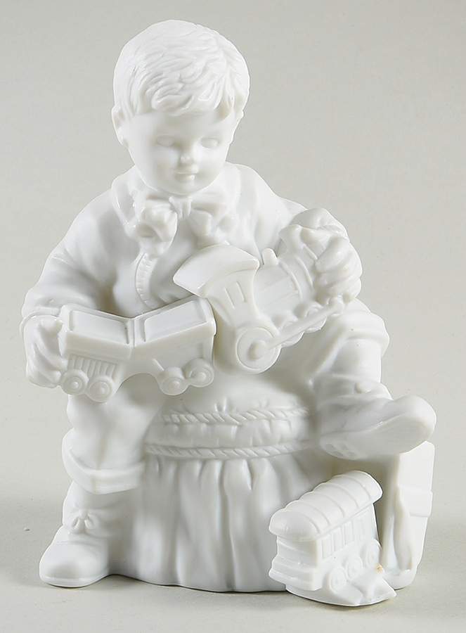Winter Silhouettes-Porcelain Christmas Presents - Boy - No Box by Department 56-1