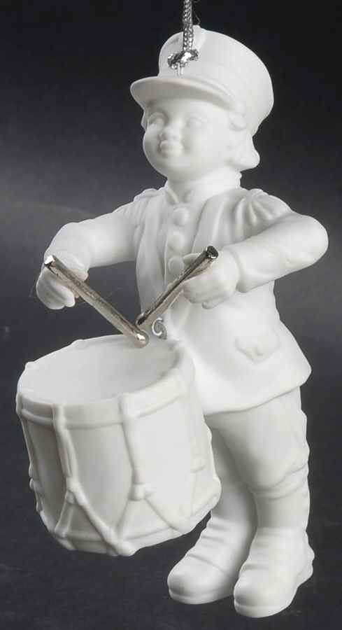 Winter Silhouettes-Porcelain Christmas Drummer Orn - Boxed by Department 56-1