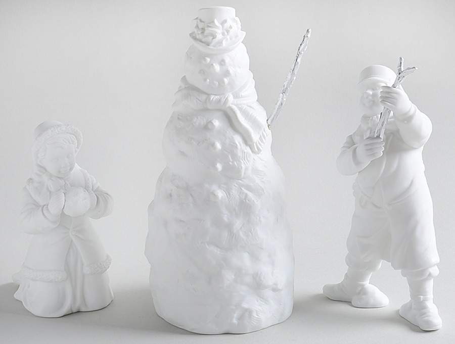 Winter Silhouettes-Porcelain In The Meadow We Can Build A  Snowman - Boxed by Department 56-1