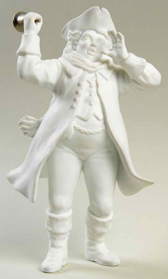 Winter Silhouettes-Porcelain Town Crier - With Box by Department 56-1