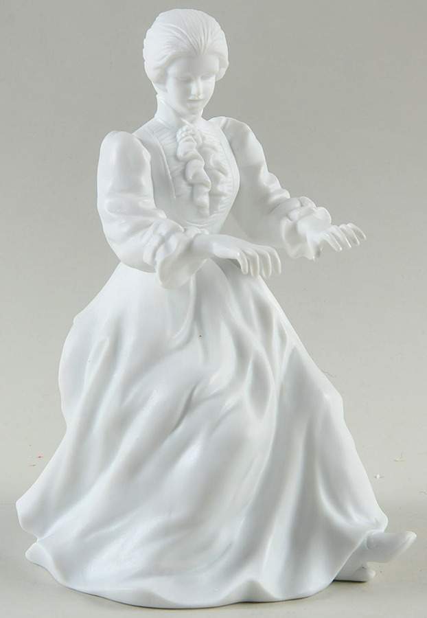 Winter Silhouettes-Porcelain Spinet Player Without Spinet - No Box by Department 56-1