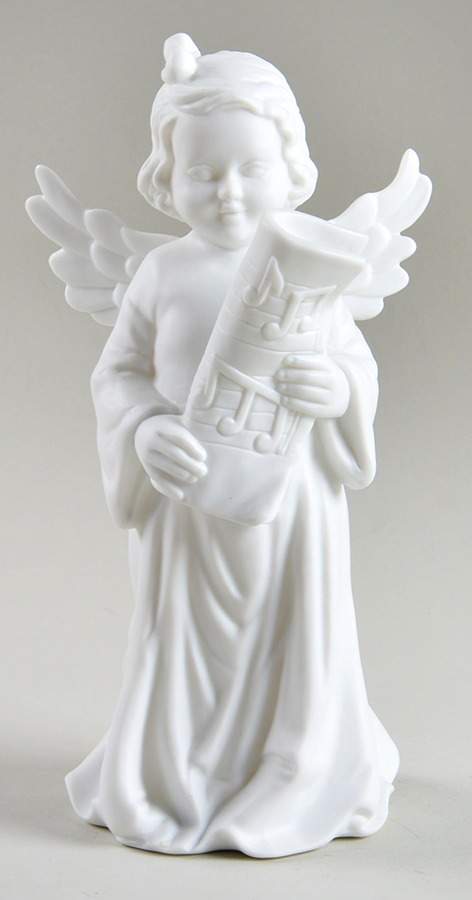 Winter Silhouettes-Porcelain Angel With Music-Only - No Box 47d by Department 56-1