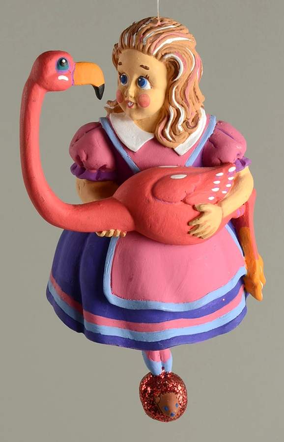 Alice In Wonderland Alice With Flamingo - No Box by Department 56-1