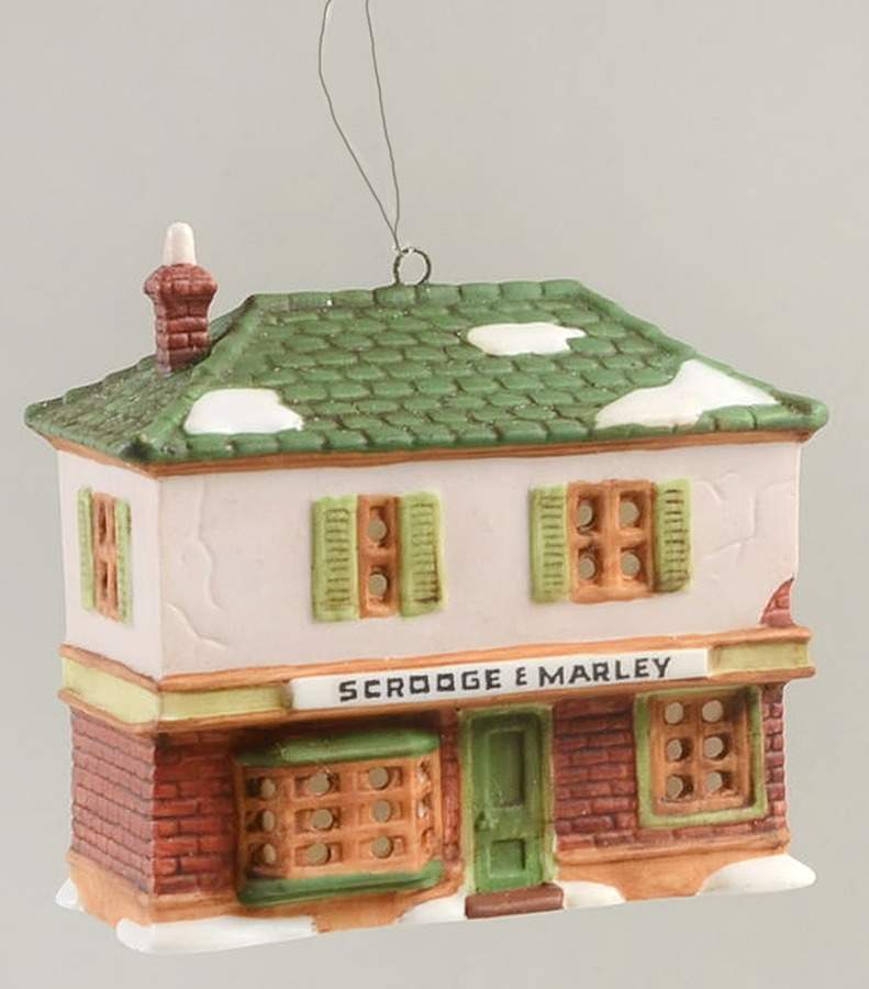Dickens Village-Ornament Scrooge & Marley Counting House - Boxed by Department 56-1