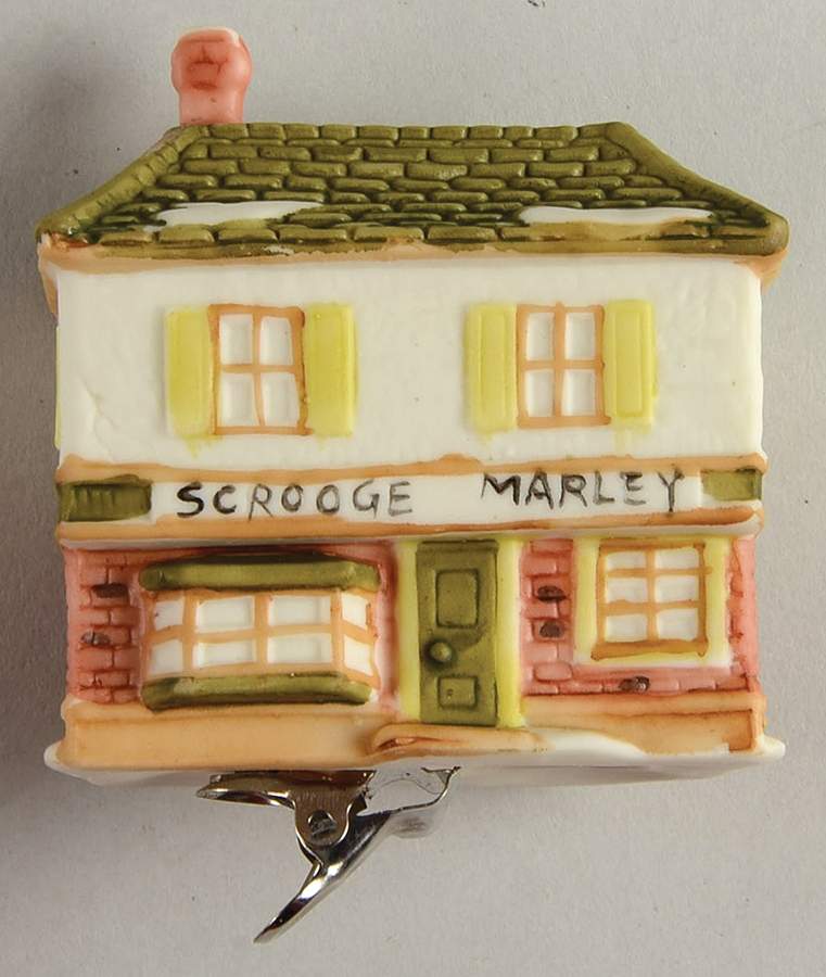 Dickens Village-Ornament Scrooge & Marley Counting House - No Box by Department 56-1