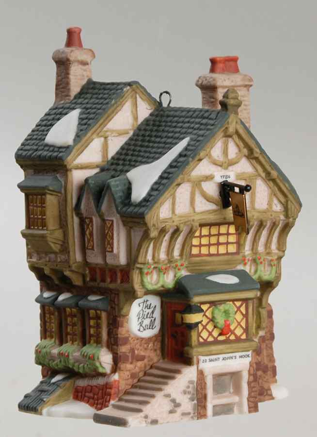 Dickens Village-Ornament Pied Bull Inn - Boxed by Department 56-1