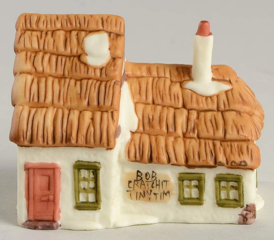 Dickens Village-Ornament Cottage Of Bob Cratchit And Tiny Tim - No Box by Department 56-1