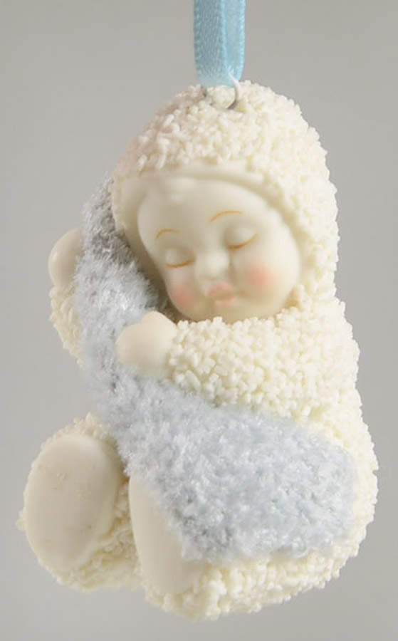 Snowbabies Ornaments My Favorite Blanket-Boy - Boxed by Department 56-1