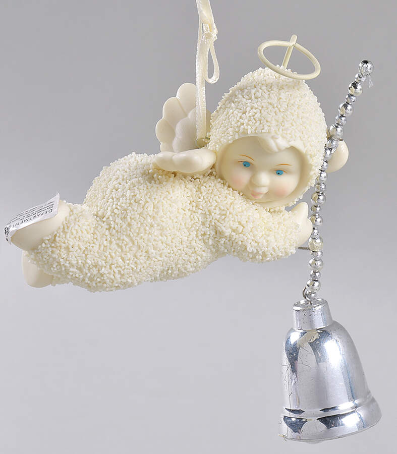 Snowbabies Ornaments Every Time A Bell Rings - Boxed by Department 56-1