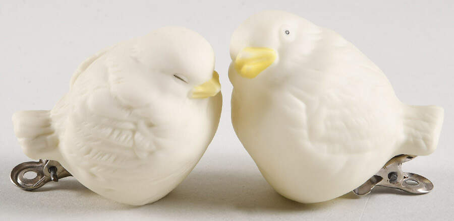 Snowbabies Ornaments Snowbird Light-Up Set Of 2 - No Box by Department 56-1